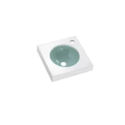 Lavabo Suspendido Con Seno En Rojo – Une / Une 01 – Bathco