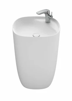 Lavabo Totem Blanco Mate De FINECERAMIC® – Beyond – Roca – A3270B0620