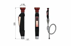 Lava-ojos De Emergencia Manual Con Flexible Montaje Mesa – PrestoEquip – 85768