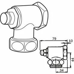Llave De Paso Escuadra – 42010 – Presto Iberica
