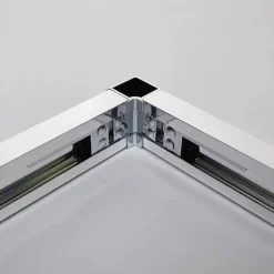 Mampara Angular 1 Puerta Corredera Con Decorado Frost Plus – Basic – GME