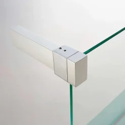 Mampara Angular 1 Puerta Corredera Con Decorado Frost Plus – Basic – GME
