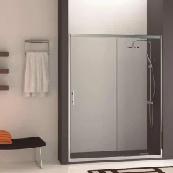 Mampara De Ducha Frontal De 2 Hojas – Decorban – Valencia D206 – ES