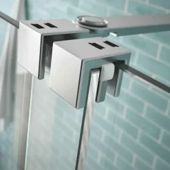 Mampara De Ducha Frontal De Una Puerta Corredera Y Fijo – Serie Reikiavik – Salgar
