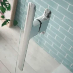 Mampara De Ducha Frontal De Una Puerta Corredera Y Fijo – Serie Reikiavik – Salgar
