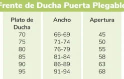 Mampara De Ducha Frontal Abatible Para Espacios Reducidos Perfil Plata – PI300 05 – Prisma – Kassandra