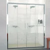 Mampara De Ducha Frontal De Dos Hojas Correderas Y Dos Fijas – St Bogota – Doccia