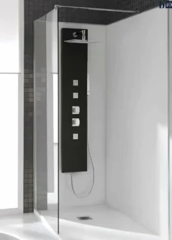 Mampara De Ducha Panel Fijo Con Posibilidad De Hoja Batiente – Screen – Baños 10