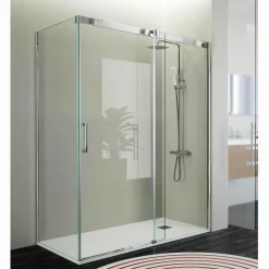 Mampara Frontal De Ducha Fijo + Puerta Corredera TN102 16 – Triana – Kassandra