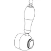 Maneta Desviadora 1866 Estilo Premium Colección RECAMBIOS 060195 – GRB Mixers