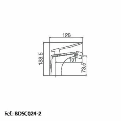 Monomando Bidé Escocia – BDSC024-2 – Imex