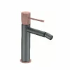 Monomando Bidé Line Gris Mate-champagne – BDD038-2GC – Imex