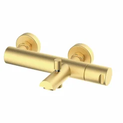 Monomando De Baño-ducha Oro Cepillado Estilo Cool Colección COOL 90226907 – GRB Mixers