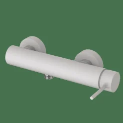 Monomando De Ducha Blanco Estilo Premium Colección TIME 47326471 – GRB Mixers