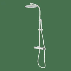 Monomando De Ducha Con Columna Blanco Estilo Premium Colección AURA 75499751XL – GRB Mixers