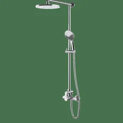 Monomando De Ducha Con Columna Fija Telescopica Regulable Tender – 15465400TLC – GRB Mixers