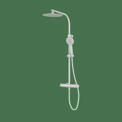 Monomando De Ducha Con Columna Blanco Estilo Premium Colección TIME 47499471XL – GRB Mixers