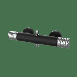 Monomando De Ducha Con Salida Superior Negro Estilo Premium Colección AURA 75498752 – GRB Mixers
