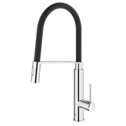 Monomando De Fregadero Negro Y Cromo – Concetto – Grohe – 31491000