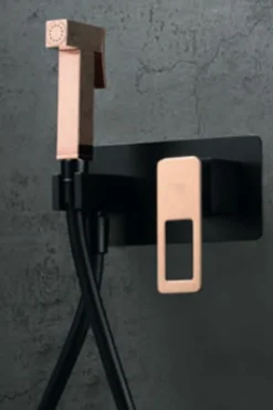 Monomando Empotrado Bidé Suecia Negro Oro Rosa – BDC032-5NOR – Imex