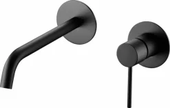 Monomando Empotrado Lavabo Milos Stick Negro Mate – GLIS045/NG – Imex
