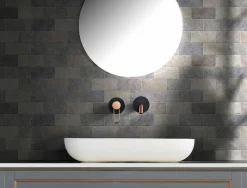 Monomando Empotrado Lavabo Milos Negro Oro Rosa – GLI019/NOR – Imex