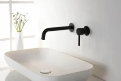 Monomando Empotrado Lavabo Etna Negro Mate – GLT023/NG – Imex