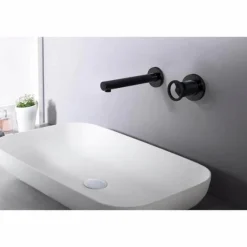 Monomando Empotrado Lavabo Olimpo Negro Mate – GLC033/NG – Imex