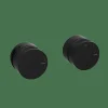 Monomando Horizontal 2/3 Salidas Negro Estilo Cool Colección INCOOL 90102002 – GRB Mixers