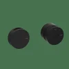 Monomando Horizontal 2/3 Salidas Internas Negro Estilo Cool Colección INCOOL 90102102 – GRB Mixers
