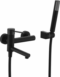Monomando Kit Baño/ducha Milos Stick Negro Mate – BDYS045-4NG – Imex