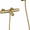 Monomando Kit Baño/ducha Termostático Line Oro Cep – BTD038-4OC – Imex