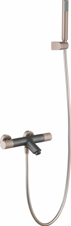 Monomando Kit Baño/ducha Termostático Line Gris Ma – BTD038-4GC – Imex