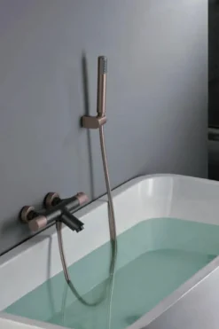Monomando Kit Baño/ducha Termostático Line Gris Ma – BTD038-4GC – Imex