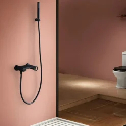 Monomando Kit Ducha Olimpo Negro Mate – BDC033-5NG – Imex