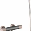 Monomando Kit Ducha Termostático Line Gris Mate-ch – BTD038-5GC – Imex
