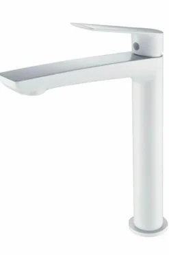 Monomando Lavabo Alto Luxor Blanco Mate – BDX023-3BL – Imex