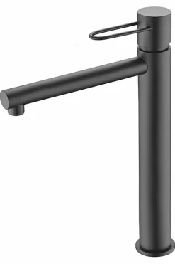 Monomando Lavabo Alto Milos Negro Mate – BDY027-3NG – Imex