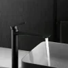 Monomando Lavabo Alto Ural Negro Mate – BDG040-3NG – Imex