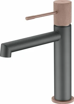 Monomando Lavabo Line Gris Mate-champagne – BDD038-1GC – Imex