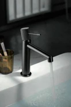 Monomando Lavabo Line Negro Mate – BDD038-1NG – Imex