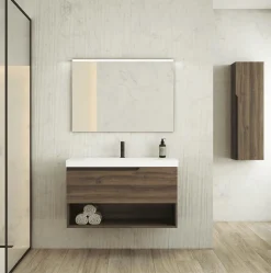 Mueble De 1 Cajón Y Un Hueco + Lavabo Ceramico Flat – Eleven – Visobath