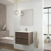 Mueble De Baño Suspendido 2 Cajones + Lavabo – Atenea – Banium