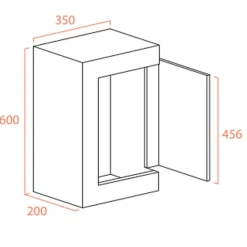 Mueble De Colgar 35 Cm – Torvisco Group – Kuma