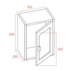 Mueble De Colgar 31cm – Torvisco Group – Loira