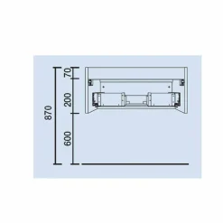 Mueble Suspendido 1 Cajón – Spirit – Salgar