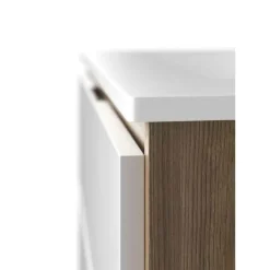 Mueble Suspendido 1 Cajón Y 1 Hueco + Encimera SolidCoat Surface Diva – Serie Life – Baños 10