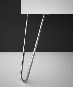 Mueble Suspendido 2 Cajones Con Patas Decorativas, Acabado Macchiato Y Lavabo Porcelana Veneto – Monterrey – Salgar