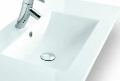 Mueble Suspendido 2 Cajones + Estante Derecha O Izquierda + Encimera Ceramica Center, Compacto, Alta Calidad – Lineal – Urban – Aja