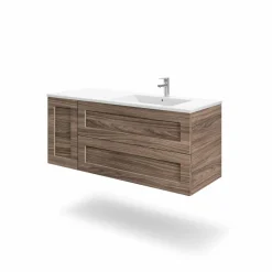 Mueble Suspendido 2 Cajones + Puerta Derecha O Izquierda + Encimera Ceramica Center, Compacto, Alta Calidad – Lineal – Urban – Aja